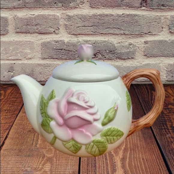 Teapot by Telefora Pink Rose Vintage - Picture 4 of 4